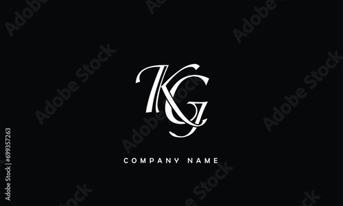 KG, GK, K, G Abstract Letters Logo Monogram