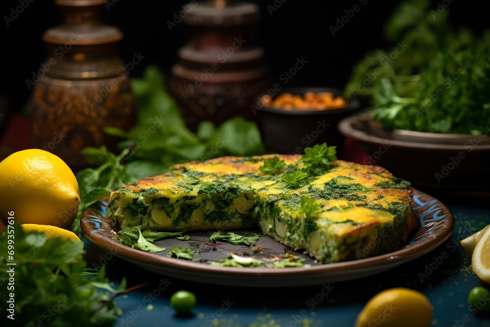Iranian Kookoo Sabzi: Traditional Herb Frittata Iranian Kookoo Sabzi: Traditional Herb Frittata