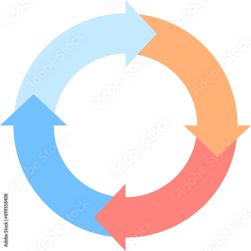 chart circulation icon
