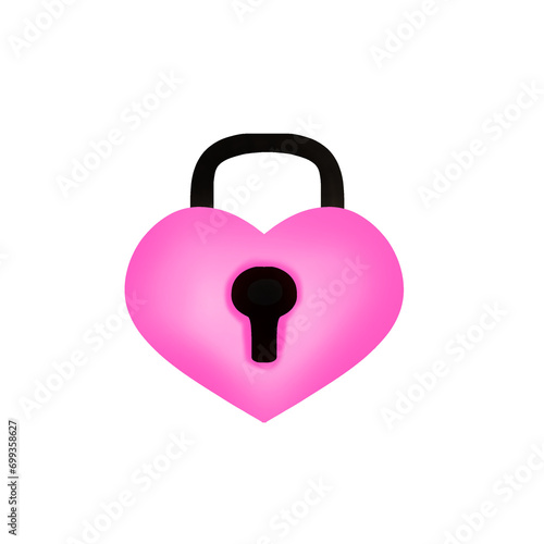 key and heart