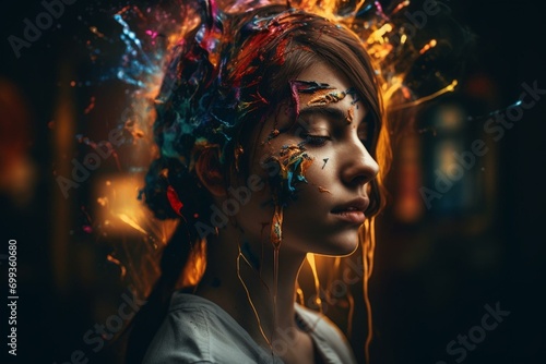 Mental hues. Generative AI © Niamh