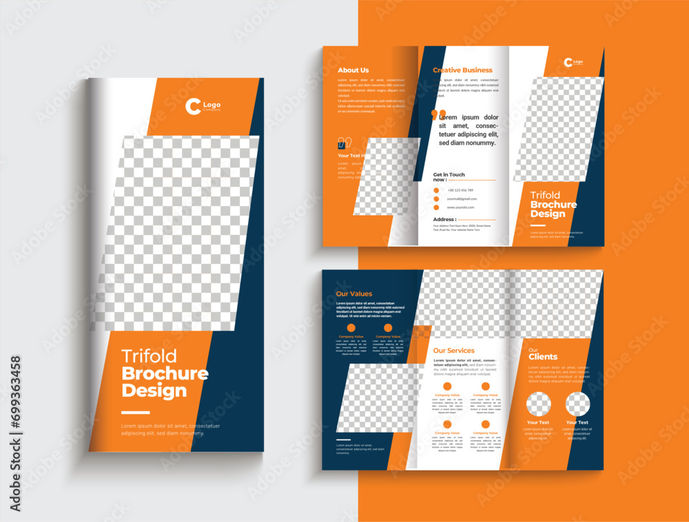Image 2 for Adobe Tri Fold Brochure Template