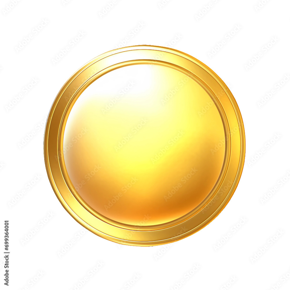 golden Badge, PNG image, PNG graphic resource