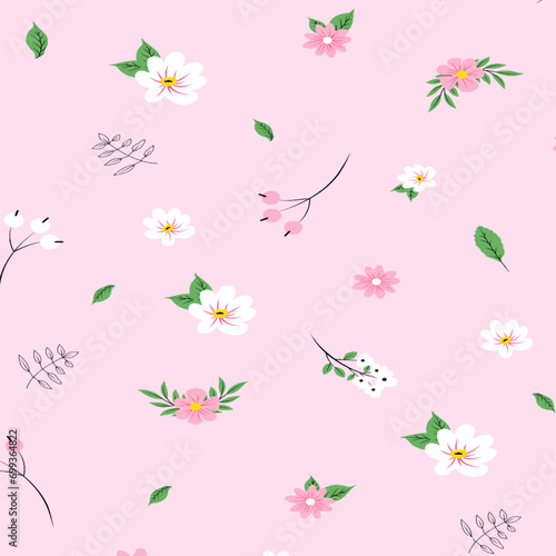 floral camouglage ornament abstract pattern suitable for textile and printing needs