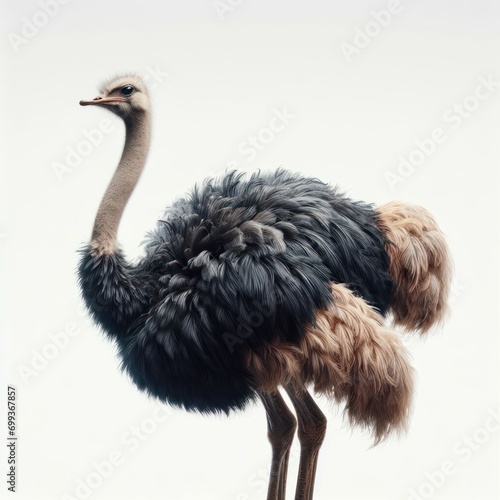 ostrich, avestruz, страус, burung unta, isolated White background