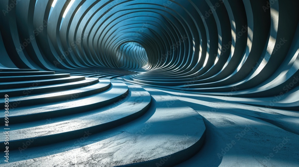 Obraz premium geometric pattern, white architect interior building background