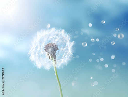 dandelion flower in studio background  single dandelion flower  Beautiful flower images