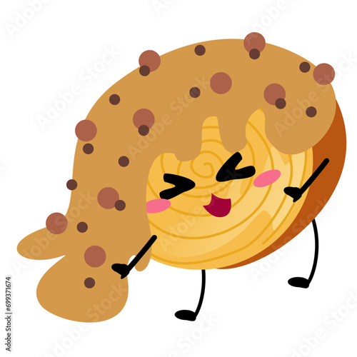 chocochip croissant topping crunch