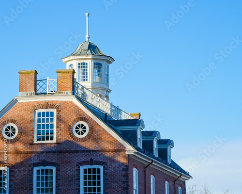Colony house, former State House, Newport RI USA