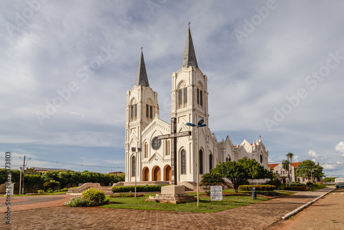 igreja na cidade de Aquidauana, região do Pantanal Sul, Estado do Mato Grosso do Sul, Brasil