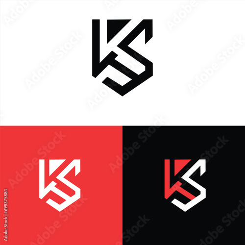 KS Logo, KS Monogram, Initial KS Logo, Letter KS Logo, Creative Icon, Modern, Vector