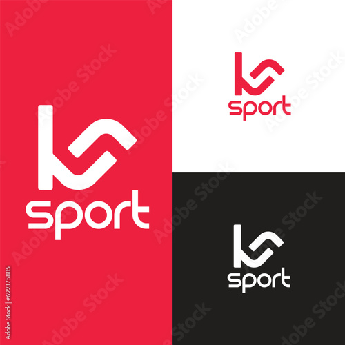 KS Logo, KS Monogram, Initial KS Logo, Letter KS Logo, Creative Icon, Modern, Vector