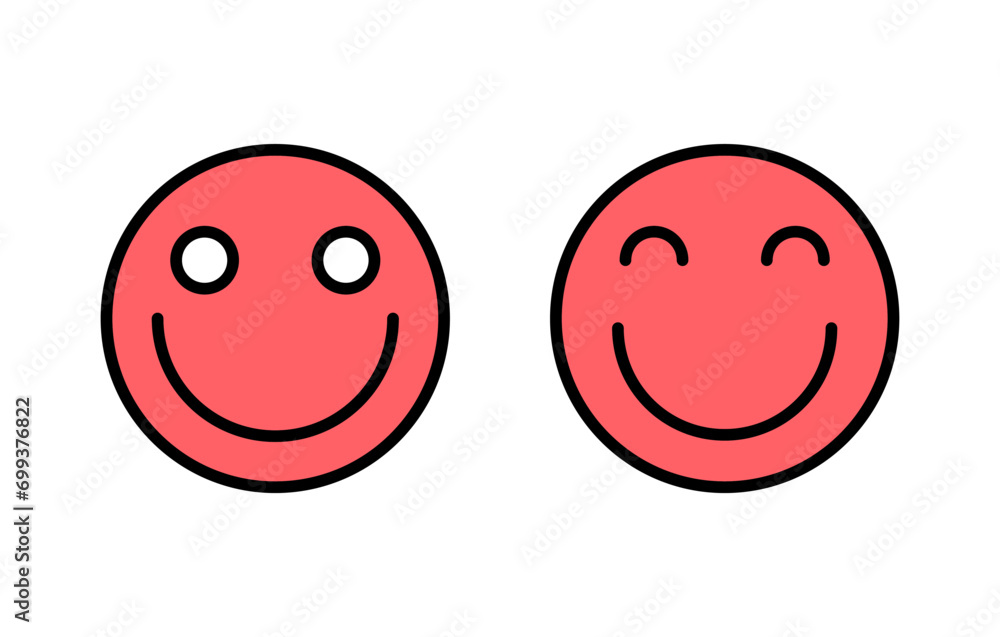smile icon set illustration. smile emoticon icon. feedback sign and symbol smile icon set illustration. smile emoticon icon. feedback sign and symbol