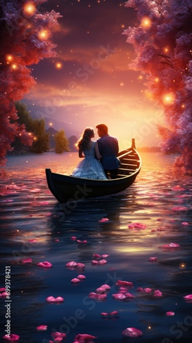 Romantic background