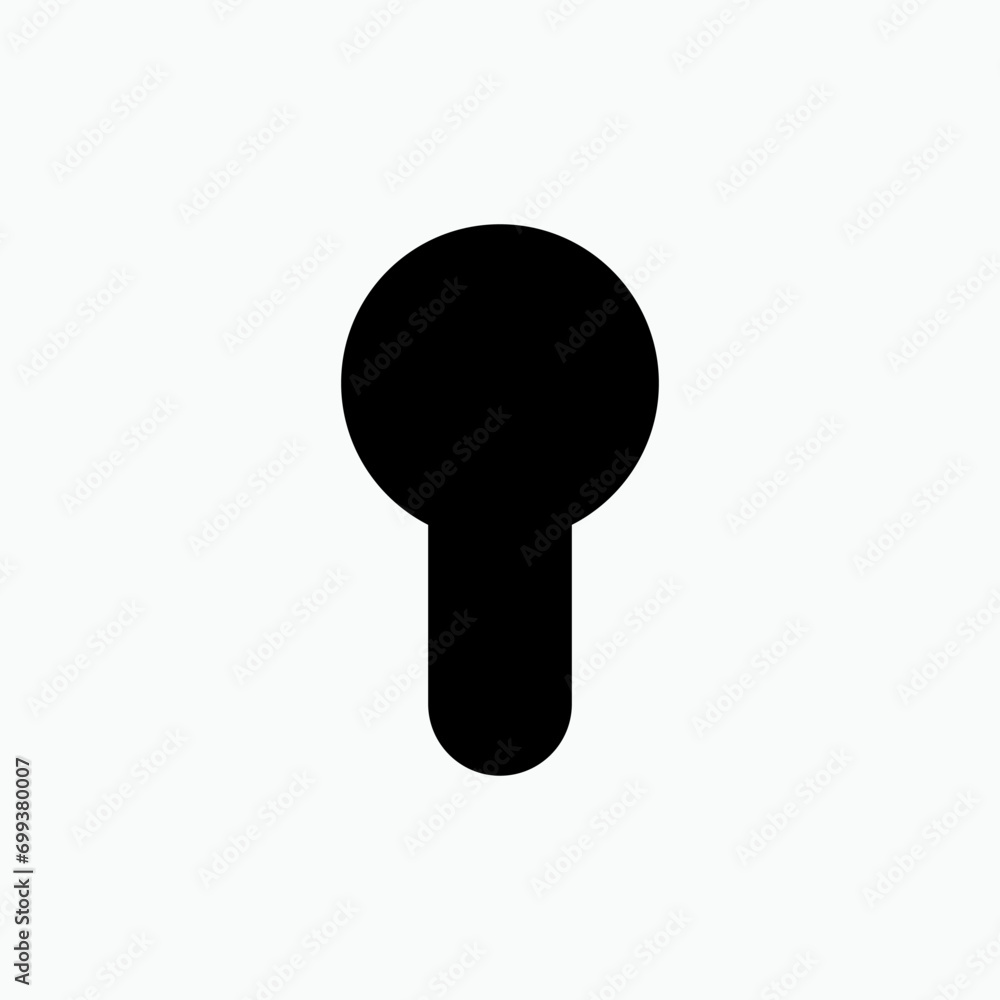 Key Hole Icon. Lock Access Symbol - Vector. Key Hole Icon. Lock Access Symbol - Vector.