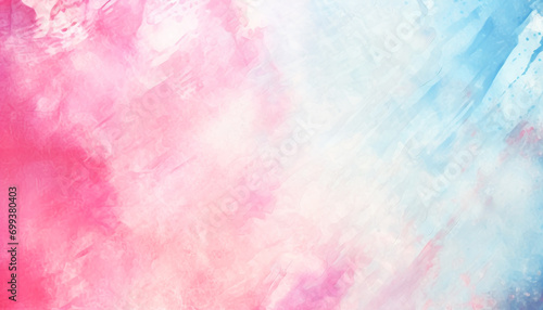 Abstract backdrop with grunge pink and blue colors generated by AI