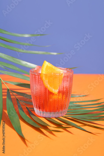 Refreshing summer cocktail ...