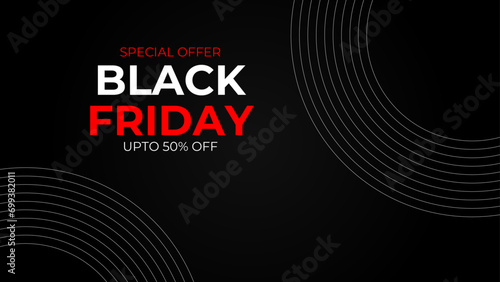Black Friday background. Black Friday modern promotion square web banner for social media mobile apps. Elegant sale and discount promo backgrounds with abstract pattern. Email ad newsletter layouts. 