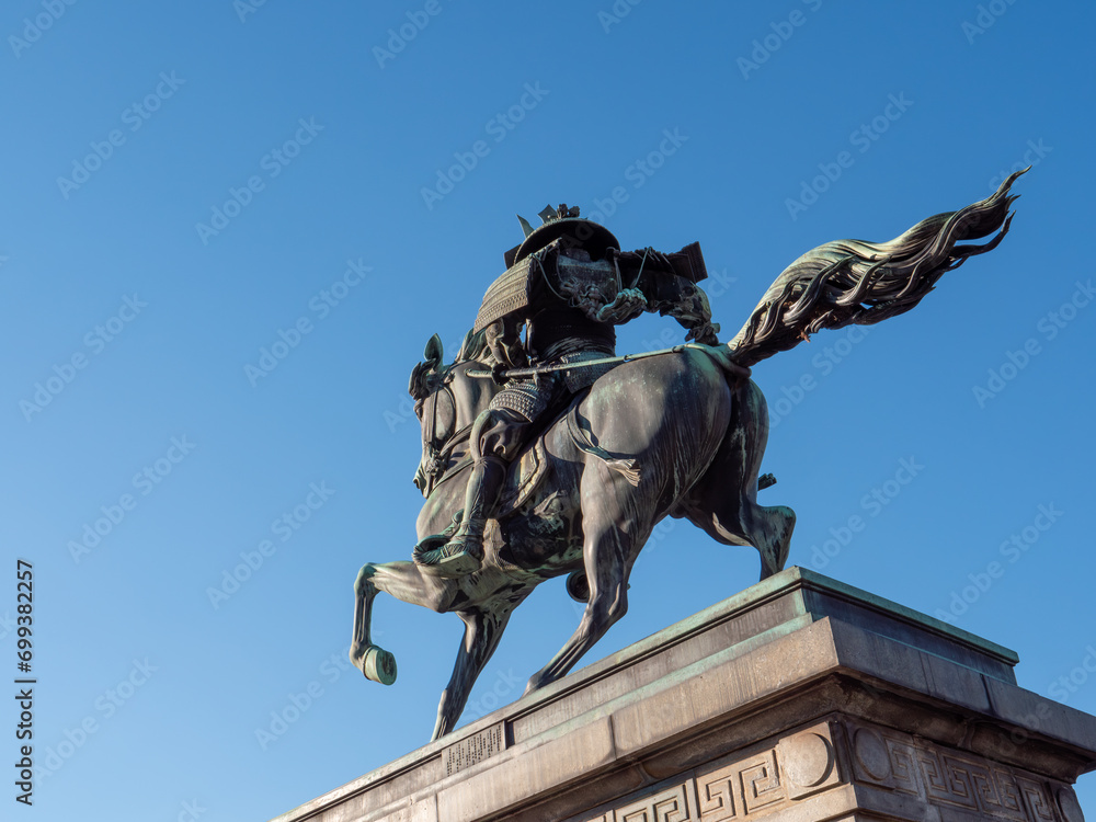 Obraz premium 皇居外苑 楠木正成像