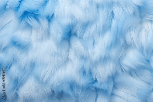Light blue Fluffy Fur Background  Soft and Luxurious Texture