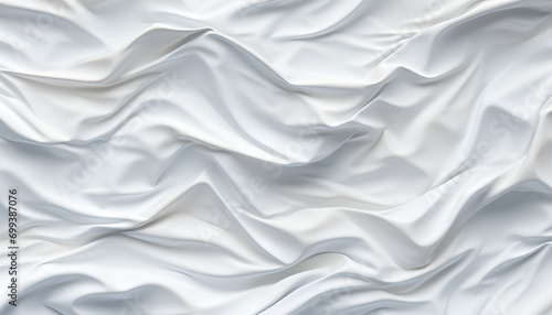 Smooth satin waves create an elegant textile backdrop generated by AI