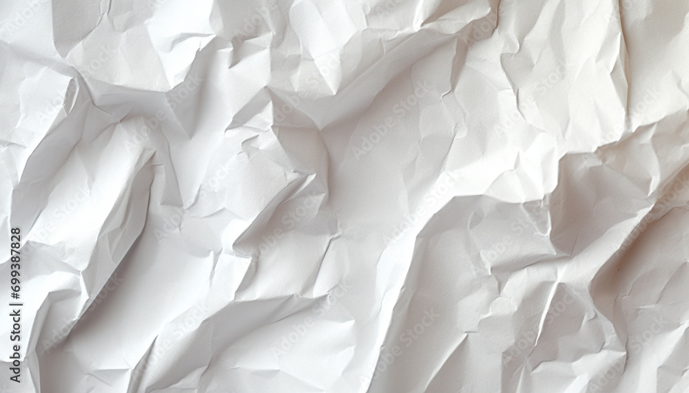 Fototapeta premium Abstract crumpled paper backdrop with rough textured effect generated by AI