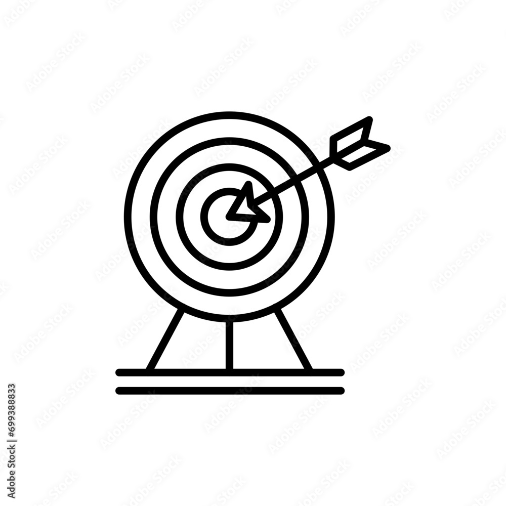 Dartboard outline icons, minimalist vector illustration ,simple transparent graphic element .Isolated on white background Dartboard outline icons, minimalist vector illustration ,simple transparent graphic element .Isolated on white background