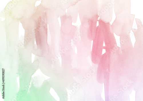 レインボーの水彩テクスチャの背景イラスト素材