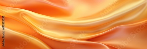 A close up of an orange and yellow fabric