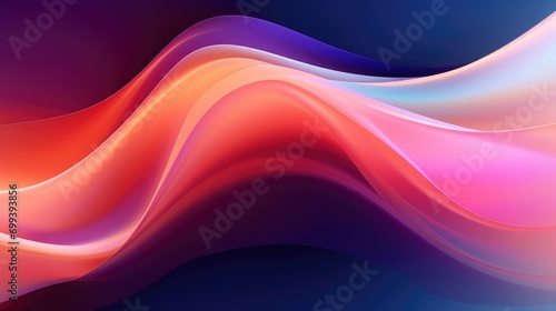 Experimental fluid spectrum display, multicolor gradient vibrant multicolored abstract display