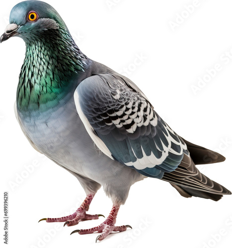 Pigeon isolated on transparent background. PNG