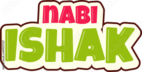 Hijaiyah Letter Name of Prophet Ishaq