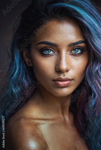 a young attractive woman, b...