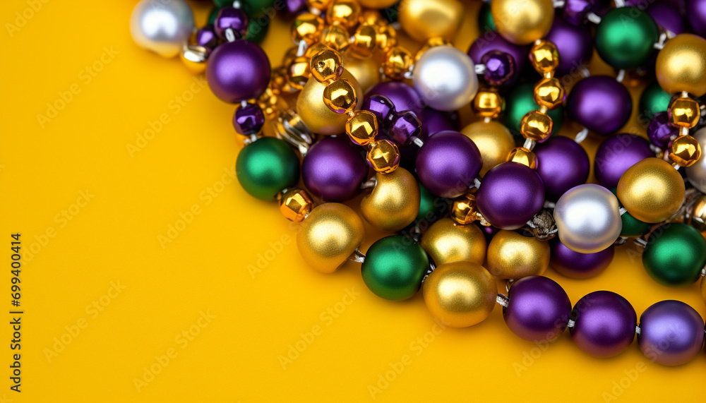 Shiny purple Christmas ornament with gold decoration generated by AI Shiny purple Christmas ornament with gold decoration generated by AI