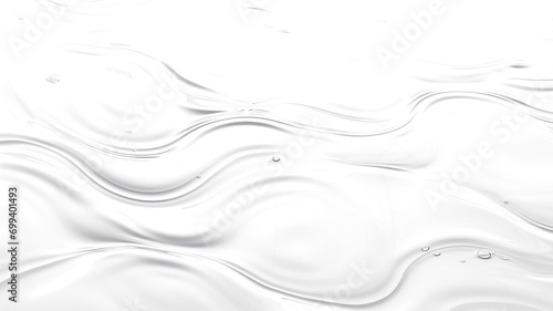 Water waves isolated on transparent background. PNG