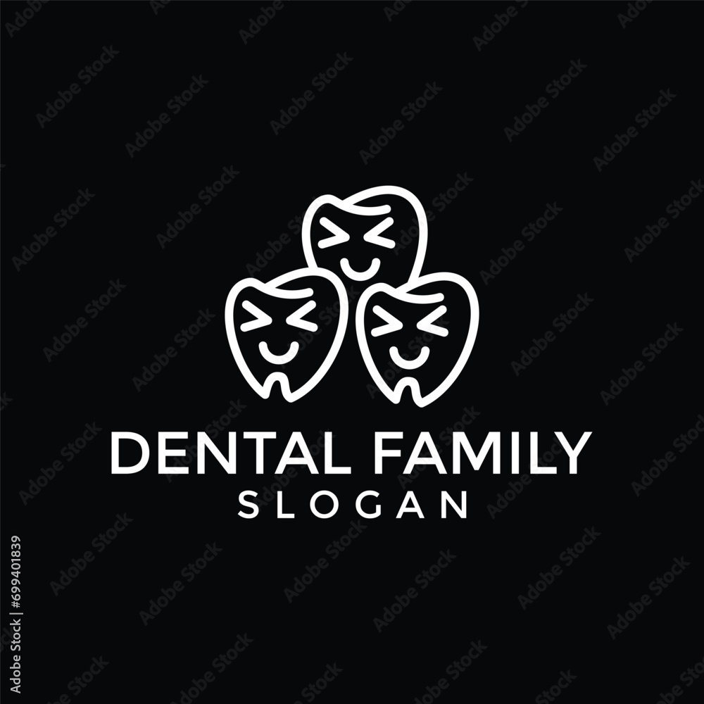 Modern Dental Logo Symbol - Family Dentistry