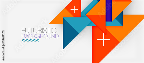 Triangle Vector Background Illustration For Wallpaper, Banner, Background, Card, Book Illustration, landing page