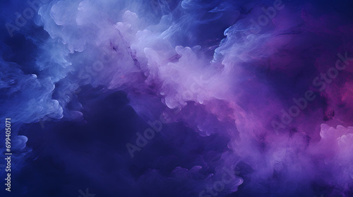 purple smokes floating in the air	
