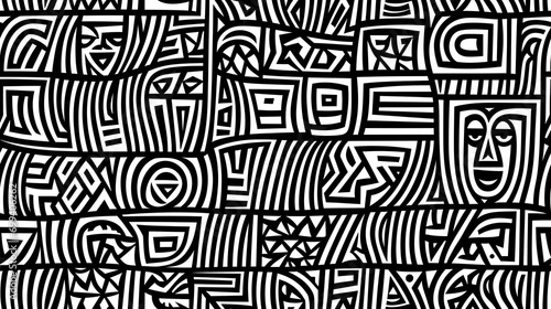 Wallpaper Mural abstract drawing Torontodigital.ca