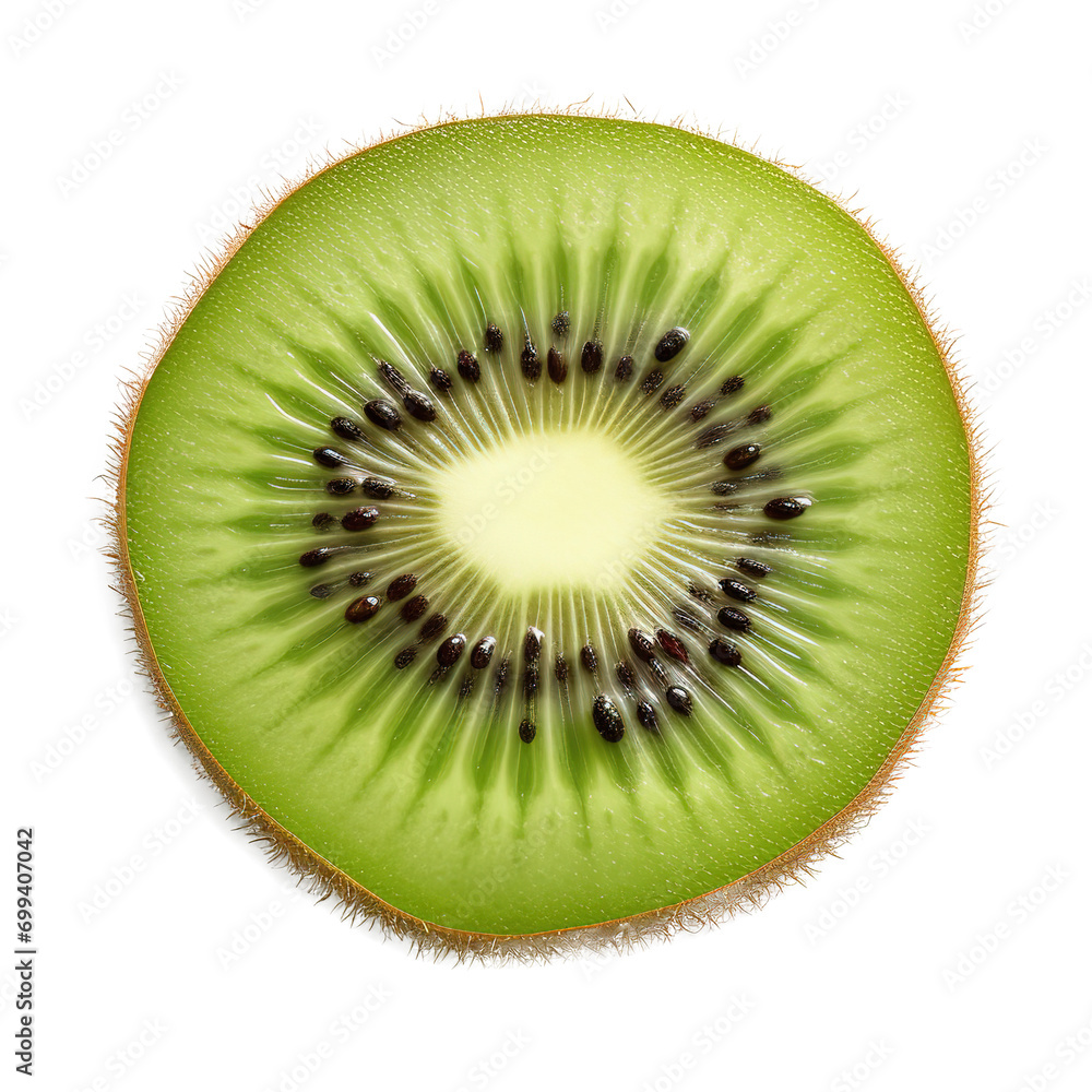 Whole kiwi fruit on transparent background Generative AI Whole kiwi fruit on transparent background Generative AI