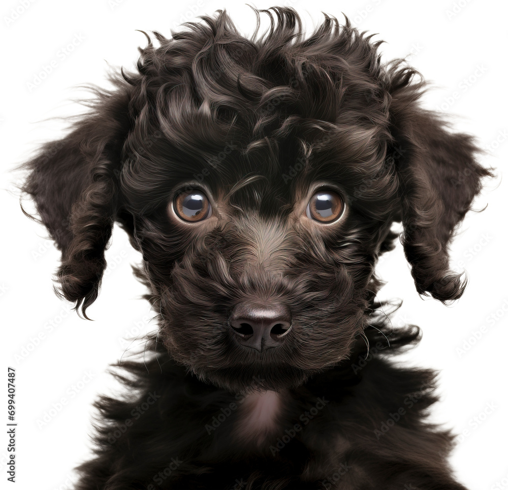 Baby Poodle dog isolated on transparent background. PNG Baby Poodle dog isolated on transparent background. PNG