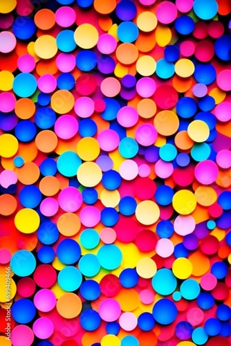 abstract background of circles ball
