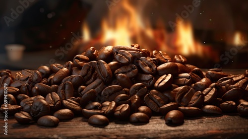 coffee bean photos super details