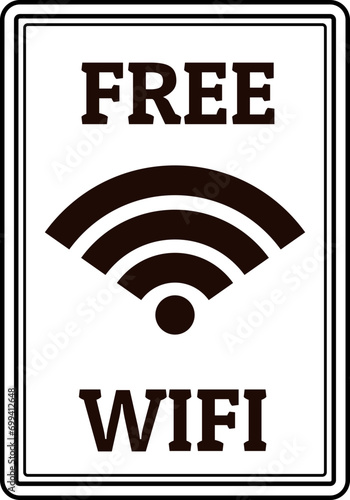 Free Wifi Line Icon