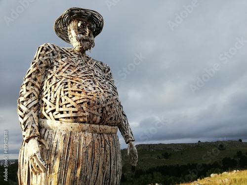 Don Quijote statue near Tandil photo