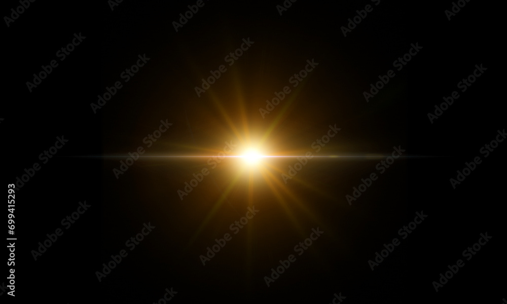 Light flare, Glowing light explodes. Light effect. ray. shining sun, bright flash. Special lens flare light effect.	