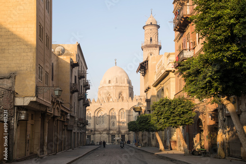 Beautiful view of Al Muezz Street in Islamic Cairo, Egypt