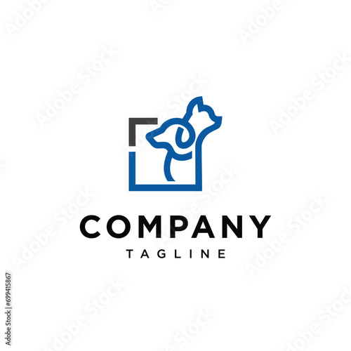 Free Download 
Dog Cat square logo icon vector template.eps - GFXLoad
