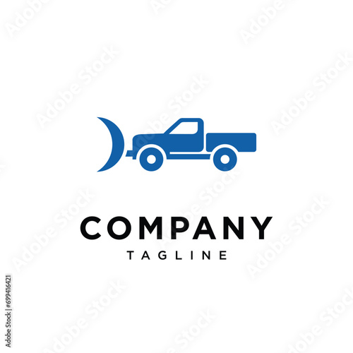 
Snow truck logo icon vector template.eps