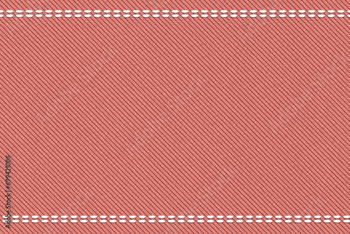 Pink goid jeans denim fabric texture background realistic illustration. twill fabric pattern. Closeup of cotton jeans textile or denim canvas material with, Pink goid worn jeans textile pattern